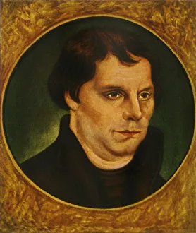 Lucas Cranach The Elder Gallery: Martin Luther, (1933). Creator: Unknown