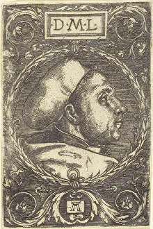 Brother Martin Prints: Martin Luther, c. 1525. Creator: Albrecht Altdorfer