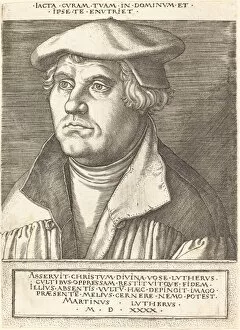 Augustinian Collection: Martin Luther. Creator: Heinrich Aldegrever