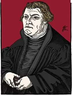 Heretic Gallery: Martin Luther German Protestant reformer, 1546