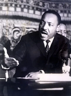 Award Collection: Martin Luther King (1929-1968), Protestant clergyman, leader of the nonviolent fight