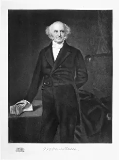 Martin Van Prints: Martin Van Buren, 8th President of the United States of America, (1901)