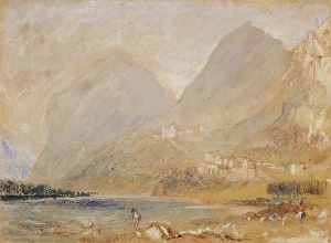 Turner Joseph Mallord William Prints: Martinswand, near Innsbruck, 1833. Creator: JMW Turner