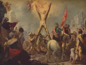 Aureliano De Beruete Gallery: Martirio Del Apostol San Andres, (Martyrdom of San Andres), 1675-1682, (c1934)