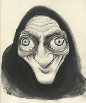Forehead Prints: Marty Feldman. Creator: Dan Springer