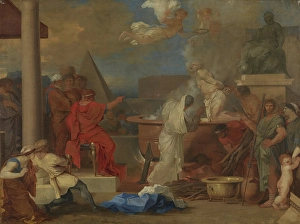 John The Theologian Prints: The martyrdom of John the Apostle, between 1630 and 1671. Creator: Sebastien Bourdon