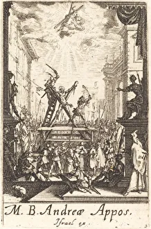 Andrew St Gallery: The Martyrdom of Saint Andrew, c. 1634 / 1635. Creator: Jacques Callot