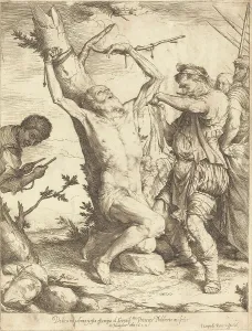 Tenebrist Prints: The Martyrdom of Saint Bartholomew, 1624. Creator: Jusepe de Ribera