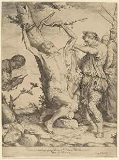Tenebrist Prints: The Martyrdom of Saint Bartholomew, 1624. Creator: Jusepe de Ribera