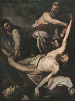 The Martyrdom of Saint Bartholomew. Artist: Ribera, Jose, de (1591-1652)