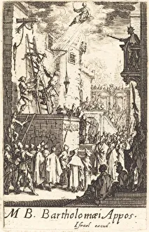 Bartholomew St Prints: The Martyrdom of Saint Bartholomew, c. 1634 / 1635. Creator: Jacques Callot