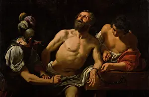 Wonderworker Prints: The Martyrdom of Saint Bartholomew, c1610. Creator: Badalocchio, Sisto (1585-c. 1647)