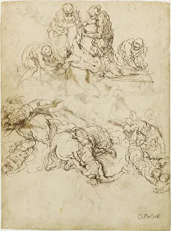 The Martyrdom of Saint Bartholomew; The Conversion of Saint Paul, 1590/1595. Creator: Jacopo Palma