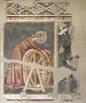Catherine Of The Wheel Gallery: The Martyrdom of Saint Catherine, 14th century. Creator: Anonymous