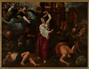 Biblebaroquepainting Prints: The Martyrdom of Saint Catherine, c1617. Creator: Castello, Vicent (1585-1636)