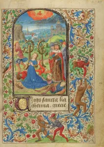 Death Sentence Prints: The Martyrdom of Saint Catherine; Prayer Book of Charles the Bold