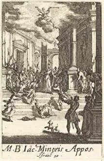 Ascending Gallery: The Martyrdom of Saint James Minor, c. 1634 / 1635. Creator: Jacques Callot