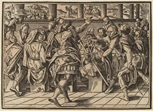 St James Prints: The Martyrdom of Saint James (?), published 1630. Creator: Christoph Maurer