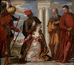 Paolo 1528 1588 Prints: The Martyrdom of Saint Justine, 1570s. Artist: Veronese, Paolo (1528-1588)