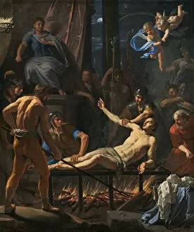 The Martyrdom of Saint Lawrence, c. 1660. Creator: Jean-Baptiste de Champaigne