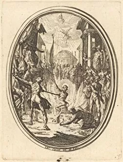 Soul Collection: The Martyrdom of Saint Lawrence. Creator: Jacques Callot