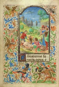 Death Sentence Prints: The Martyrdom of Saint Lawrence; Prayer Book of Charles the Bold