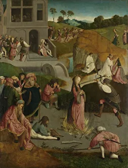 Pyre Prints: The Martyrdom of Saint Lucy, c.1505-c.1510. Creator: Master of the Figdor Deposition