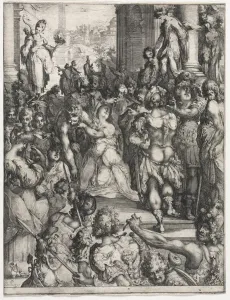 The Martyrdom of Saint Lucy. Creator: Jacques Bellange (French, c. 1575-1616)