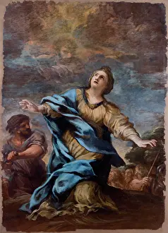 Cortona Prints: The Martyrdom of Saint Martina, 1660. Creator: Cortona, Pietro da (1596-1669)