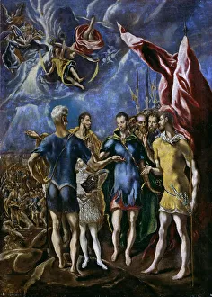 Mauritius Prints: The Martyrdom of Saint Maurice, ca. 1600. Creator: El Greco, Dominico (1541-1614)