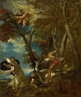 Apostle Prints: The Martyrdom of Saint Peter, 1814. Creator: Theodore Gericault