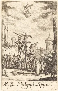 The Martyrdom of Saint Philip, c. 1634 / 1635. Creator: Jacques Callot