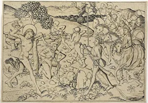 The Martyrdom of Saint Sebastian, 1450-60. Creator: Master ES