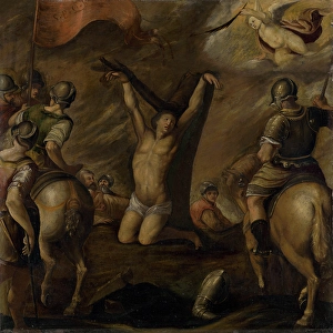 Sebastian Prints: Martyrdom of Saint Sebastian, 1600-1700. Creator: Unknown