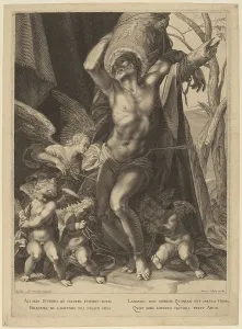 Gillis Sadeler Ii Prints: The Martyrdom of Saint Sebastian, c. 1620. Creator: Aegidius Sadeler II