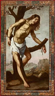 Christian Saint Collection: The Martyrdom of Saint Sebastian, c. 1650. Creator: Zurbaran, Francisco, de (1598-1664)