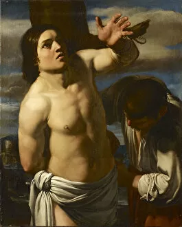 Christian Saint Collection: The Martyrdom of Saint Sebastian, ca 1619