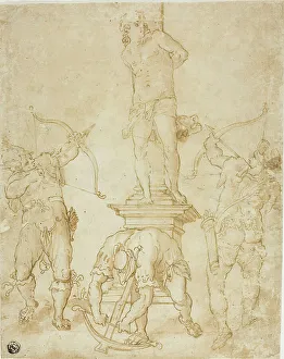 Crossbow Prints: Martyrdom of Saint Sebastian, n.d. Creator: Bartholomeus Spranger