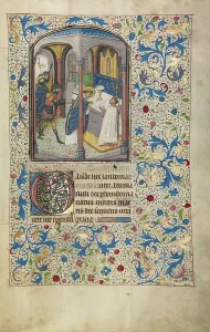 Devout Prints: The Martyrdom of Saint Thomas Becket; Arenberg Hours, early 1460s. Creator: Willem Vrelant