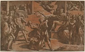 Antonio Da Trento Gallery: The Martyrdom of Two Saints, c. 1530. Creator: Antonio da Trento