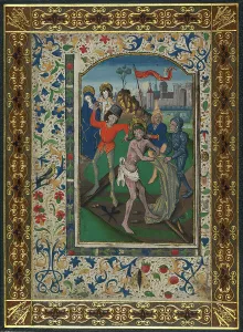 Martyrdom scene, early 15th century. Creator: Unknown