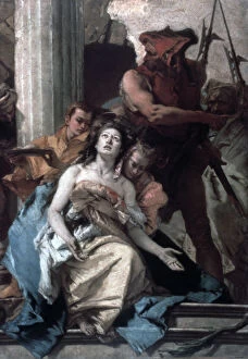 Supplication Gallery: The Martyrdom of St Agatha, c1756. Artist: Giovanni Battista Tiepolo