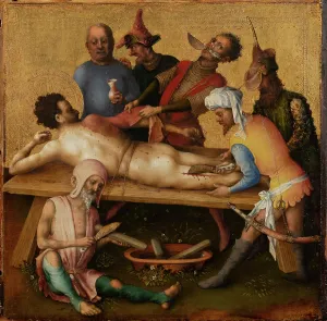 1st Century Ad Prints: Martyrdom of St Bartholomew, after 1435. Creator: Stephan Lochner