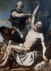 Ribera Prints: Martyrdom of St Bartholomew, 1644. Artist: Jusepe de Ribera