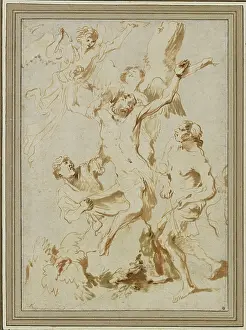1st Century Ad Prints: The Martyrdom of St. Bartholomew. Creator: Giovanni Benedetto Castiglione