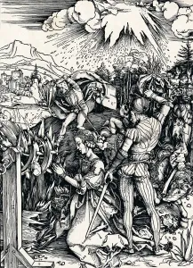 The Martyrdom of St Catherine, 1497 (1906). Artist: Albrecht Durer The Martyrdom of St Catherine, 1497 (1906). Artist: Albrecht Durer
