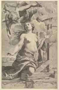 Catherine St Prints: Martyrdom of St. Catherine, 1625. Creator: Claude Mellan