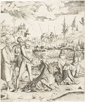 Catherine St Prints: The Martyrdom of St. Catherine, c. 1500. Creator: Master MZ