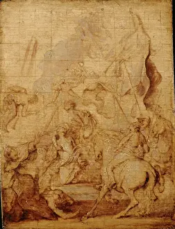 Dyke Sir Anthony Van Prints: Martyrdom of St. George, 17th century. Creator: Unknown