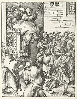 Lucas Cranach Prints: Martyrdom of St. James the Less. Creator: Lucas Cranach (German, 1472-1553)